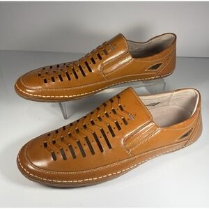 Stacy Adams Men's 11 M Naples Vented-Genuine Leather-Casual Loafer Shoe ECU